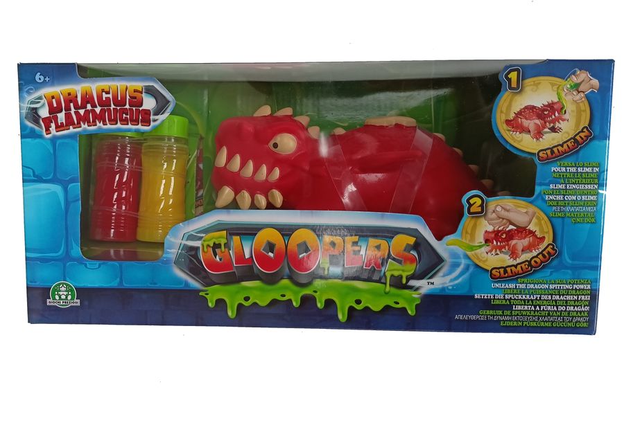 Gloopers – Großer Schleim-Spuck-Drache mit 2 Slimes