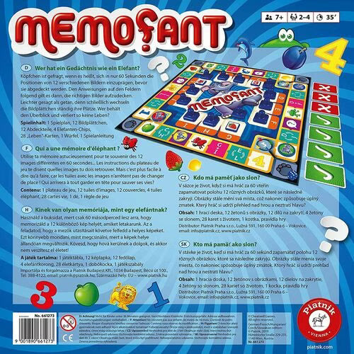 Piatnik Memofant – Wer hat ein Gedächtnis wie ein Elefant?