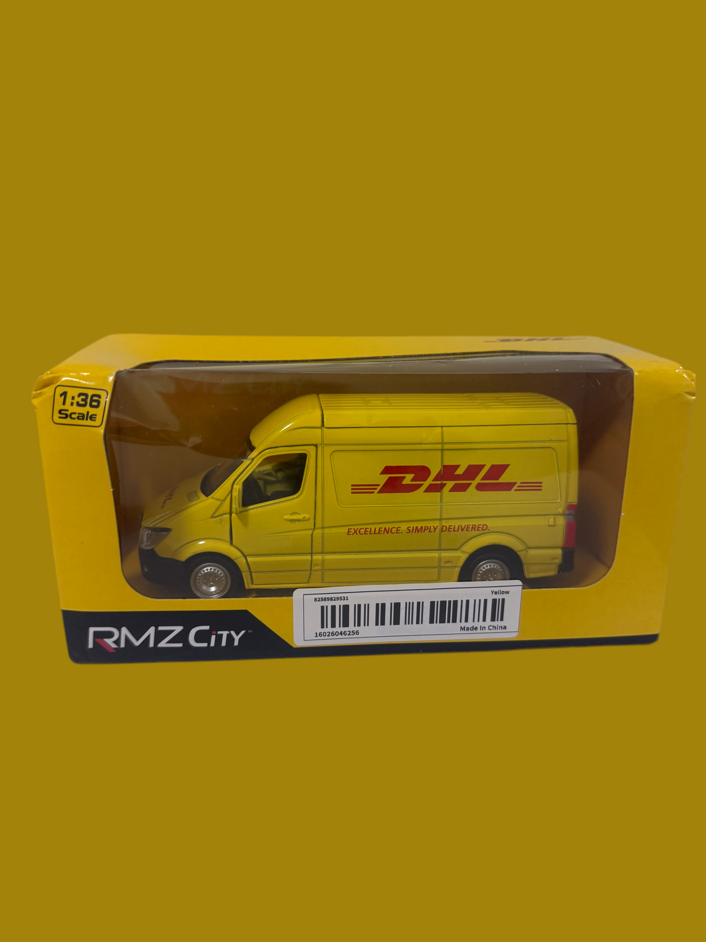 🚚 RMZ City DHL Lieferwagen – Modellauto 1:36