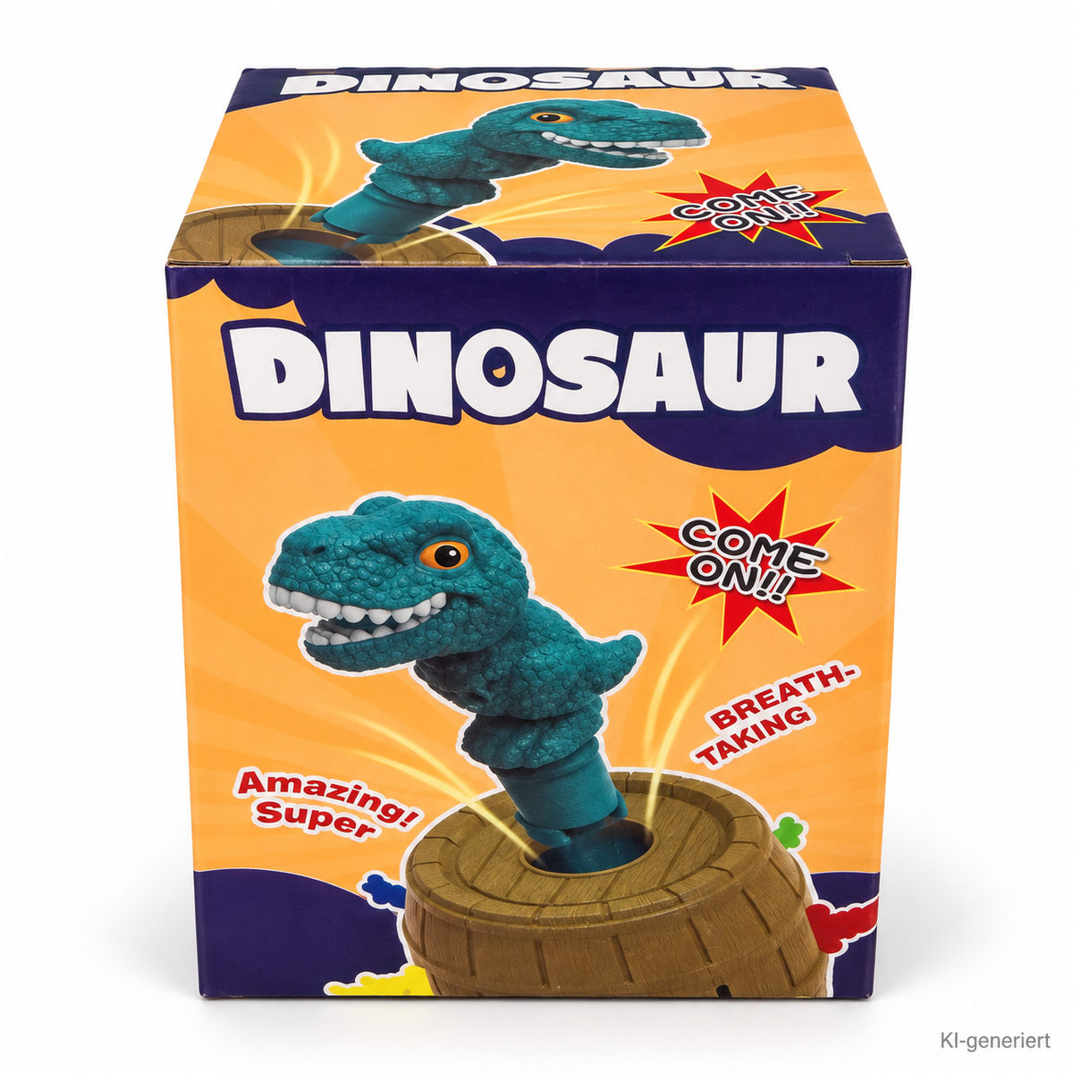 Dinosaurier-Pop-up-Spiel mit Überraschungs-Dino