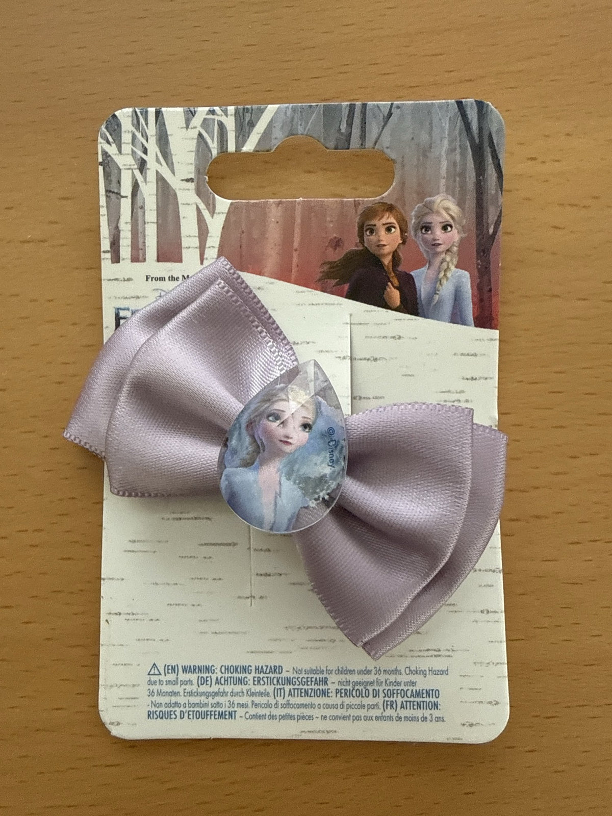 Disney Frozen II Haarspange Schleife flieder mit Elsa