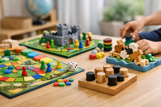12 Brettspiele für Grundschulkinder