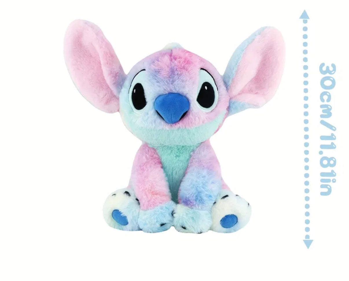 Disney Stitch Kuscheltier – Regenbogen Pastell Edition 🌈✨