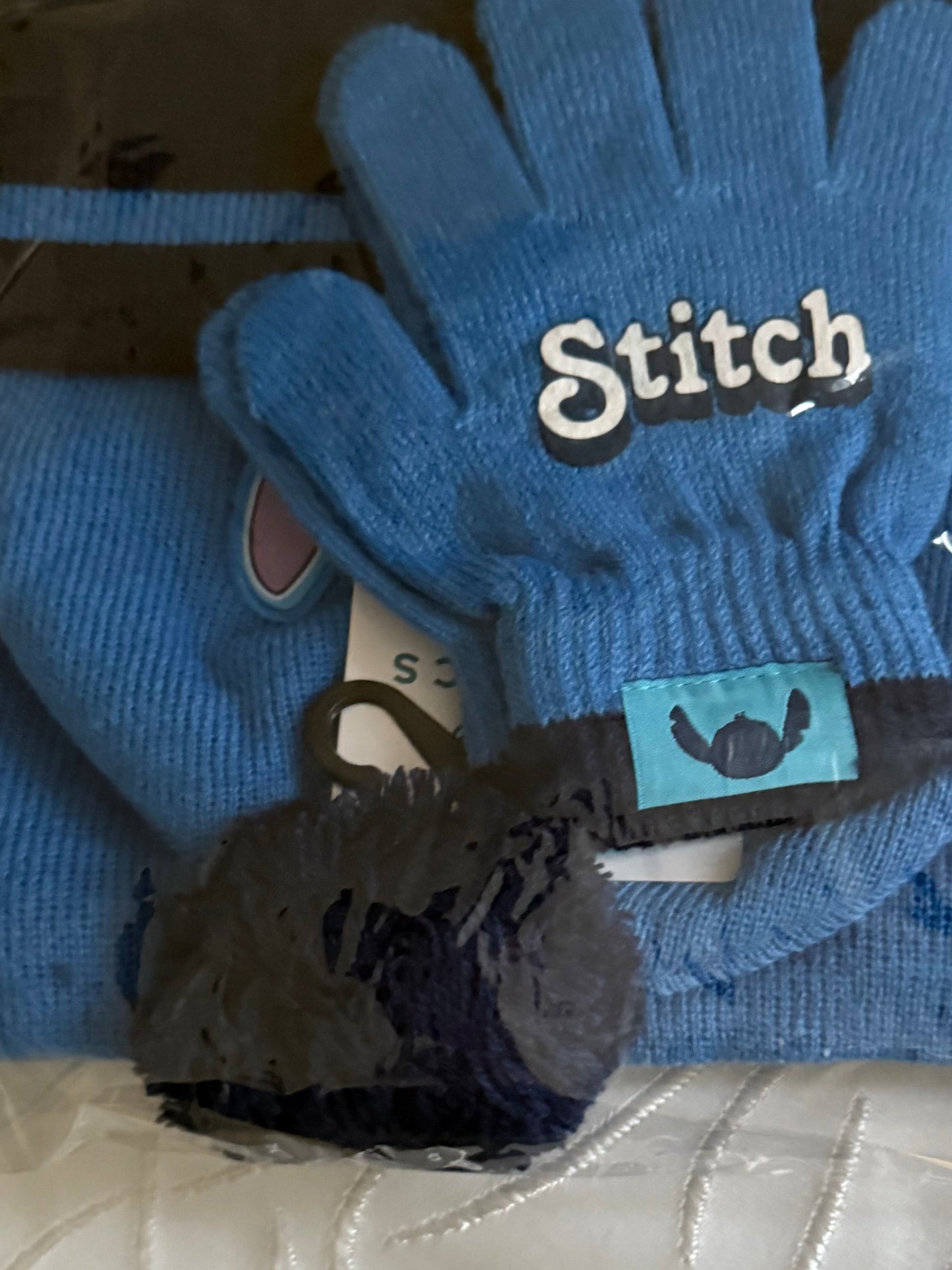 Winterset (Stitch), Mütze, Schal, Handschuhe