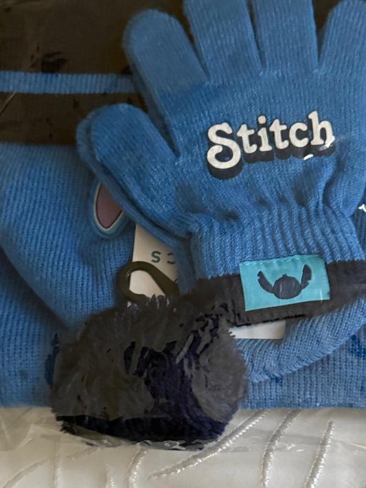 Winterset (Stitch), Mütze, Schal, Handschuhe
