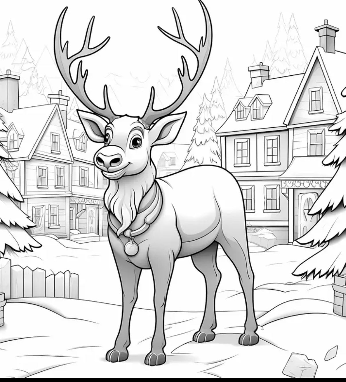 Weihnachtswunderland Malreise – Malheft für Kinder & Erwachsene