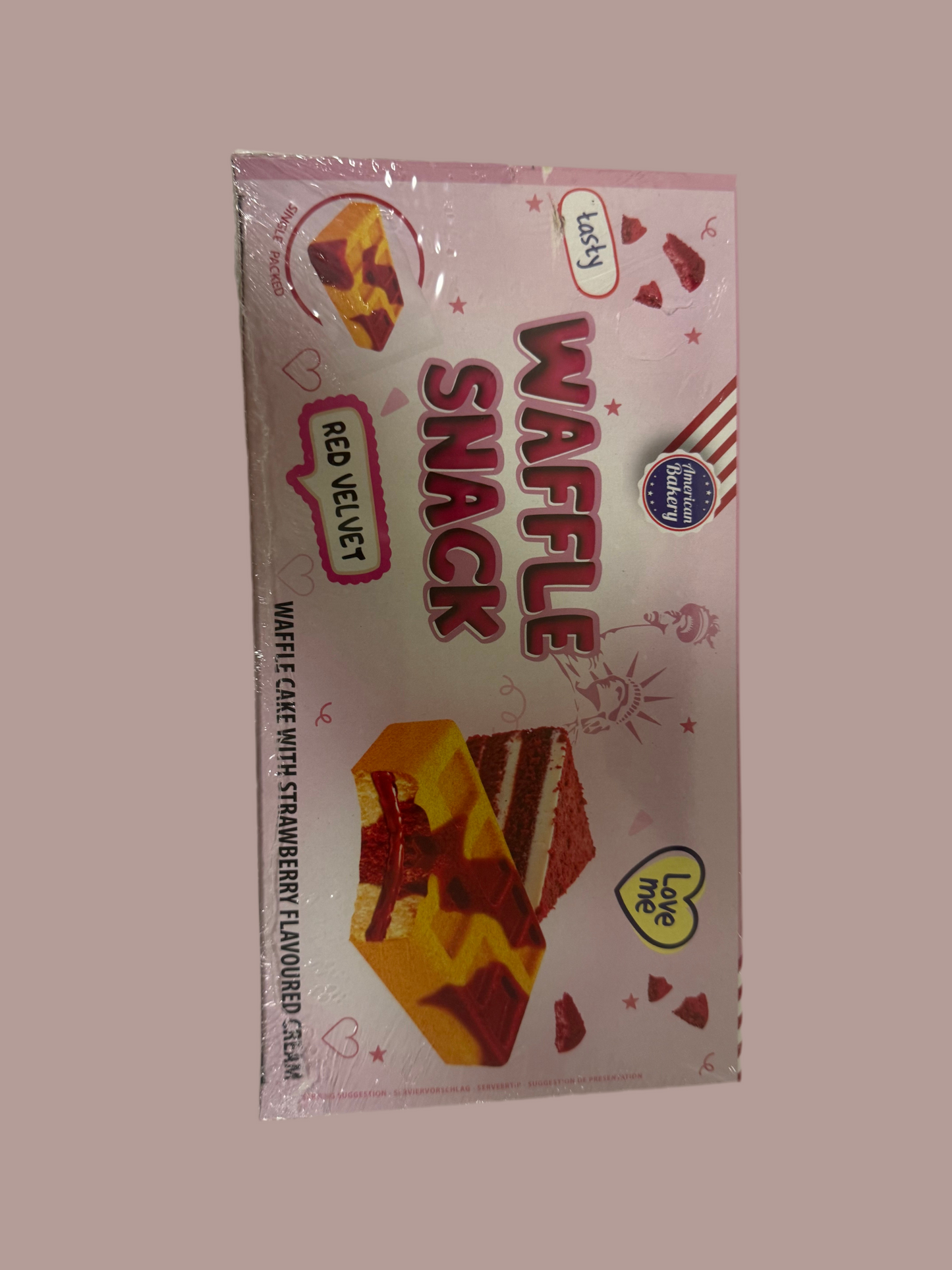 American Bakery Waffle Snack – Red Velvet