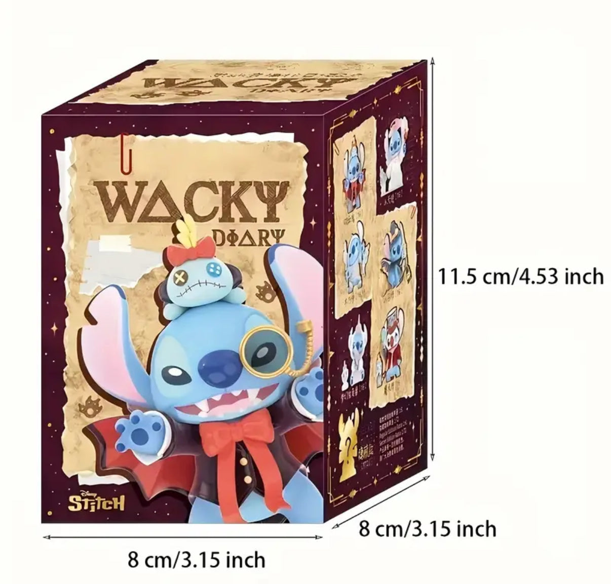 🎁 Stitch „Wacky Diary“ Sammelfiguren – Blind Box