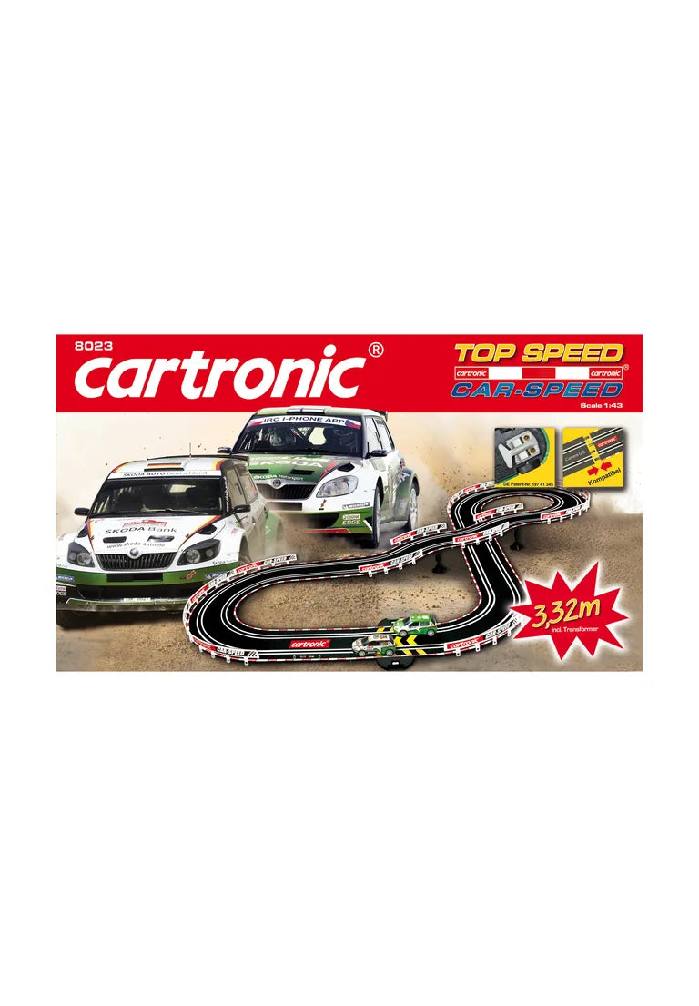 Cartronic Top Speed Car-Speed – Autorennbahn 3,32 m – Maßstab 1:43