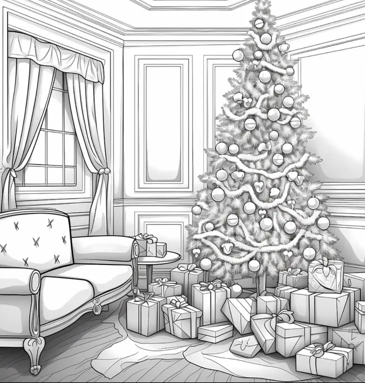 Weihnachtswunderland Malreise – Malheft für Kinder & Erwachsene