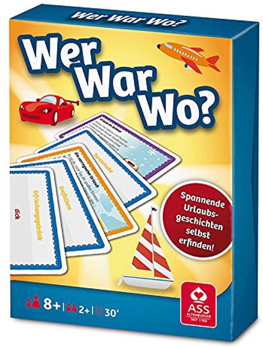 ASS Altenburger „Wer war wo?“ – Kreatives Erzählspiel für spannende Urlaubsgeschichten