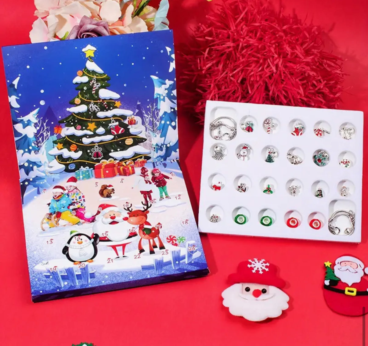 Adventskalender mit Schmuck – Weihnachtszauber zum Sammeln 🎁