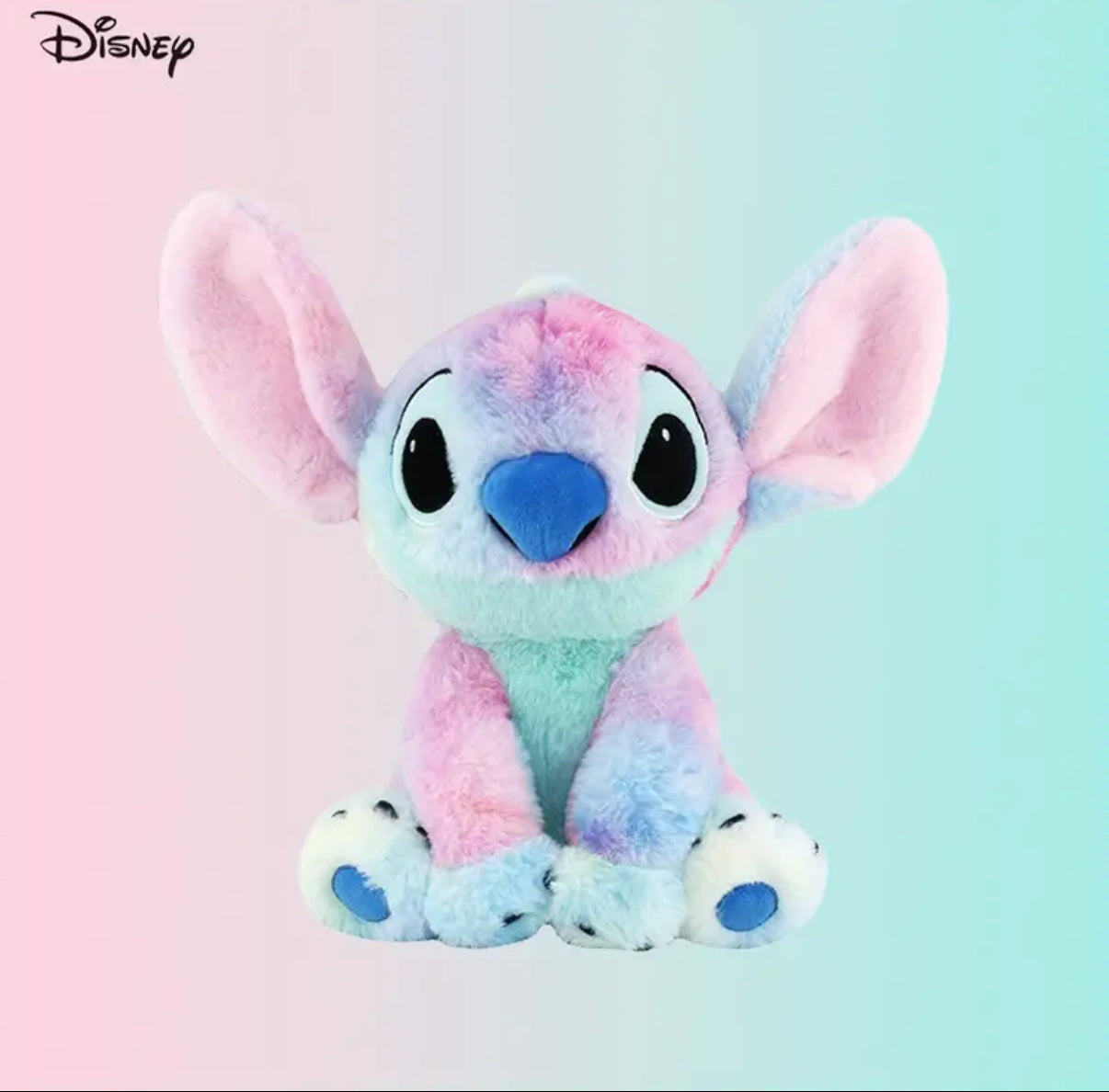 Disney Stitch Kuscheltier – Regenbogen Pastell Edition 🌈✨