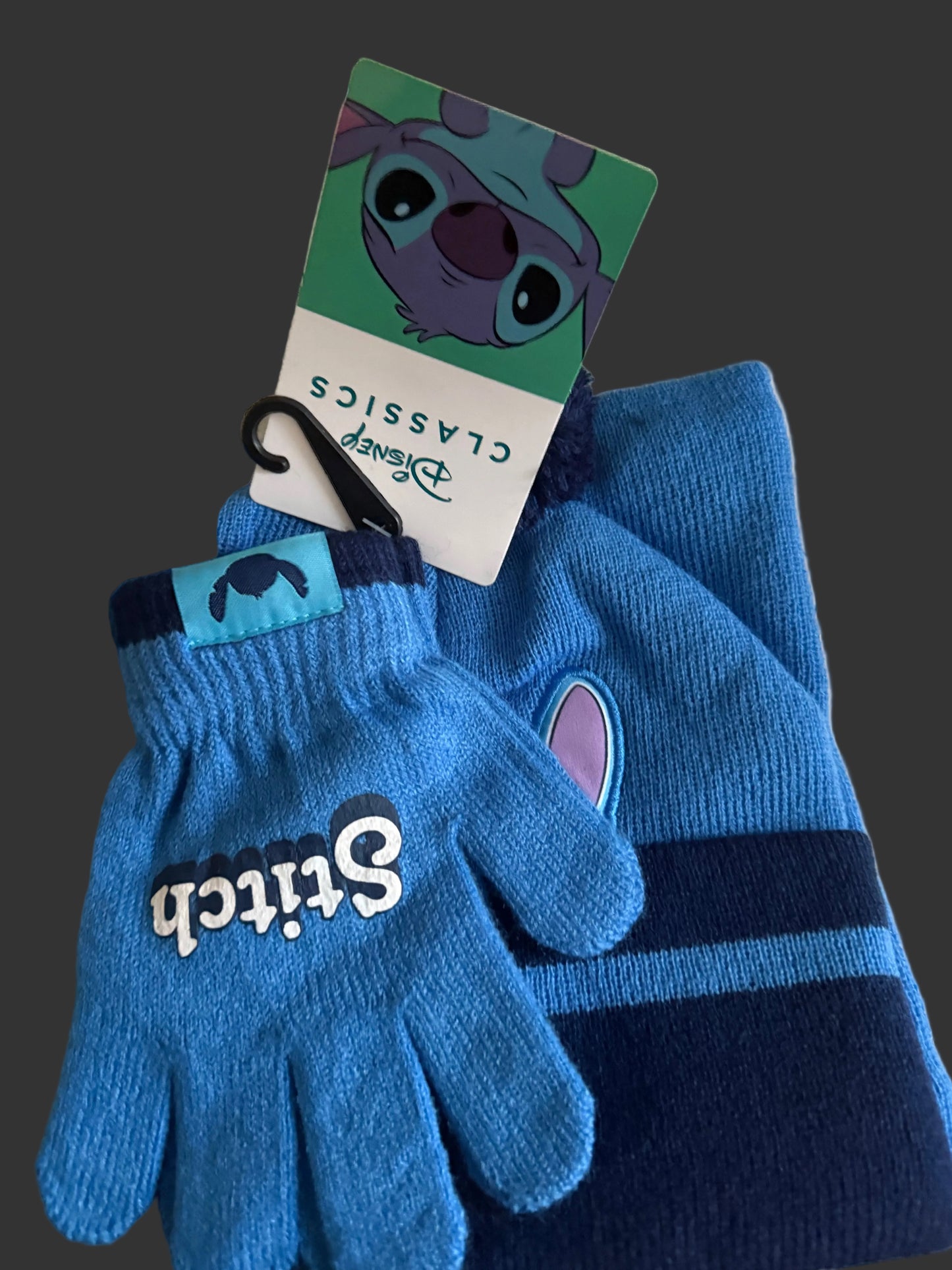 Winterset (Stitch), Mütze, Schal, Handschuhe