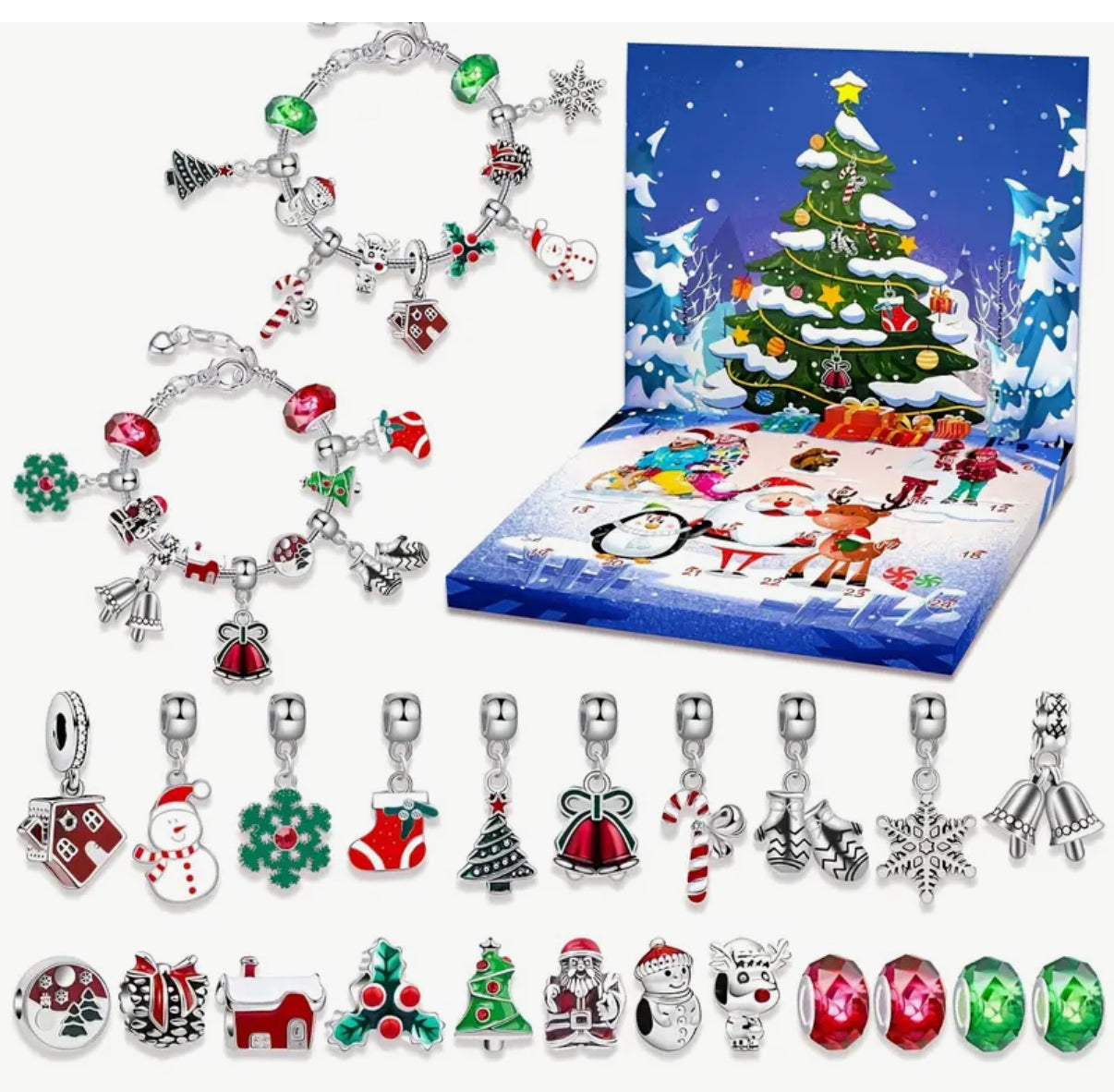 Adventskalender mit Schmuck – Weihnachtszauber zum Sammeln 🎁
