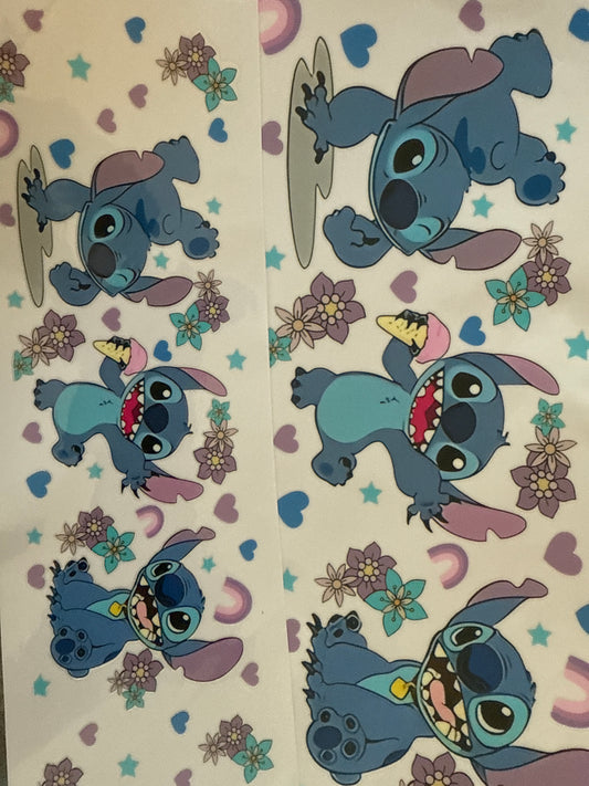 Stitch Sticker Set – Bunte Aufkleber mit Disney-Charme 🌸💙✨