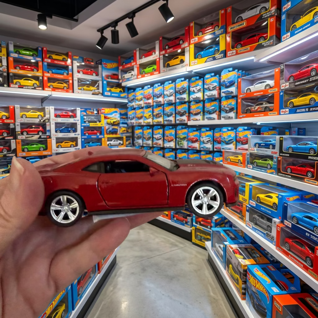 Welly Chevrolet Camaro ZL1 Modellauto weinrot mit Rückziehmotor