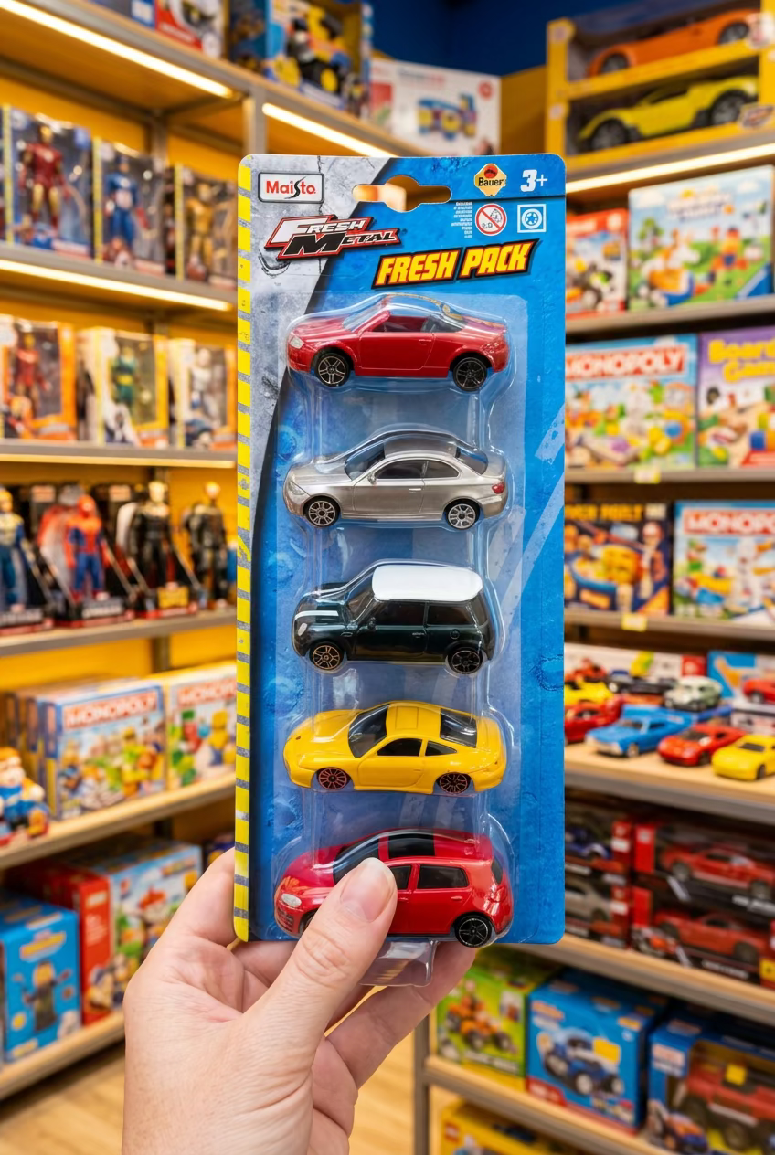 Maisto Fresh Metal Fresh Pack, 5 Spielzeugautos