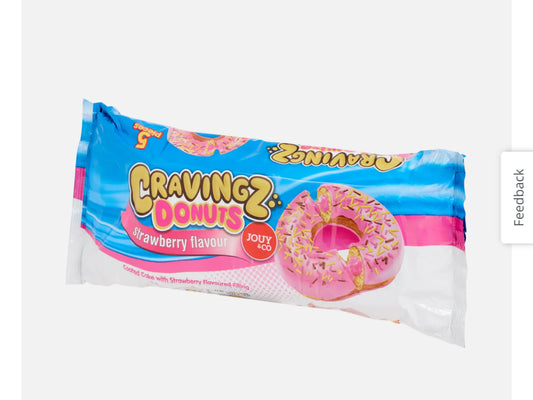 Cravingz Donuts Erdbeere – 5er Pack (200 g)