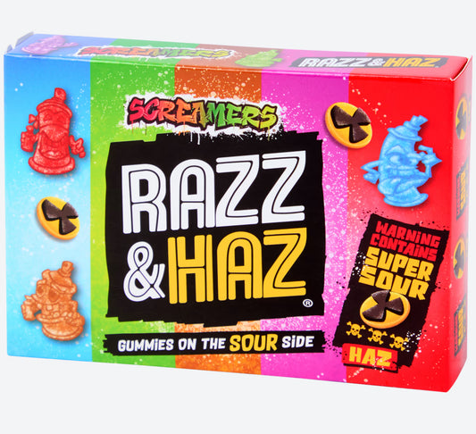 Screamers Razz & Haz – Super Saure Gummibärchen