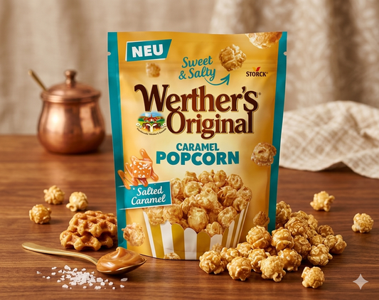 🍿 Werther's Original Popcorn Salted Caramel – Ein goldener Genussmoment