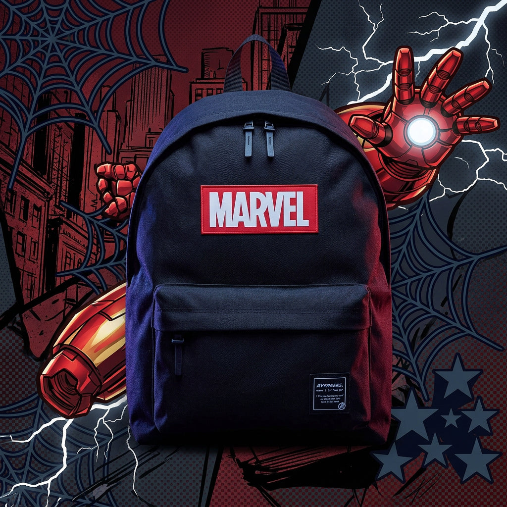 Marvel Avengers Rucksack schwarz mit Logo