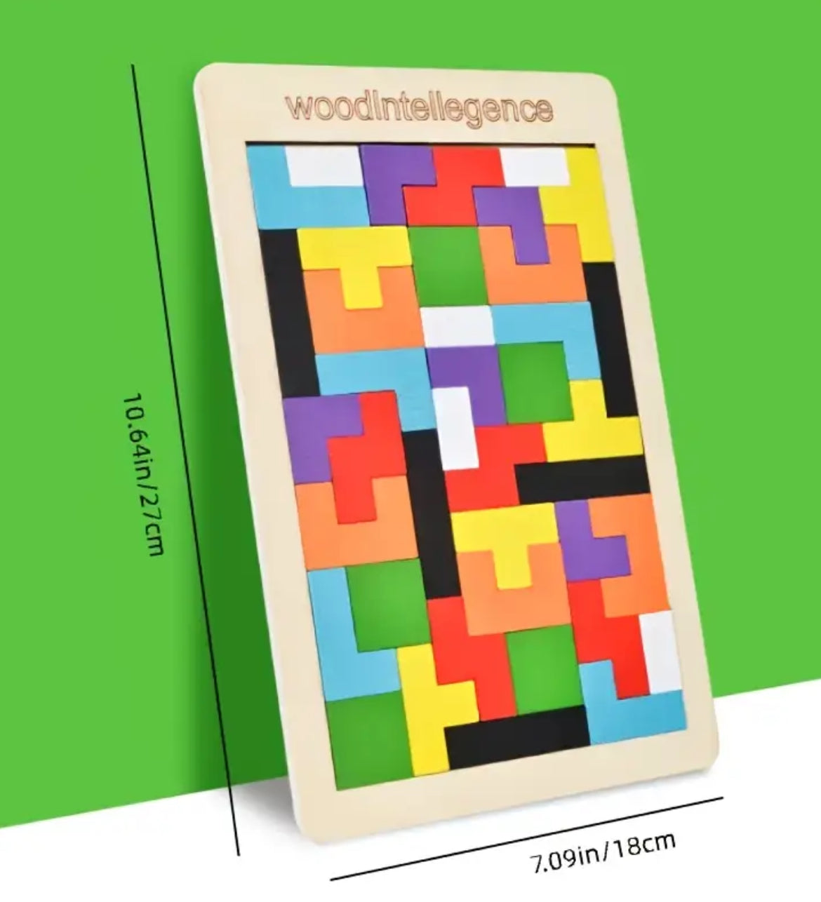 Holzpuzzle – Tetris Intelligenzspiel „Wood Intelligence“