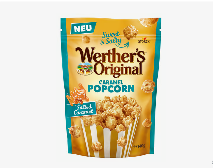 🍿 Werther's Original Popcorn Salted Caramel – Ein goldener Genussmoment