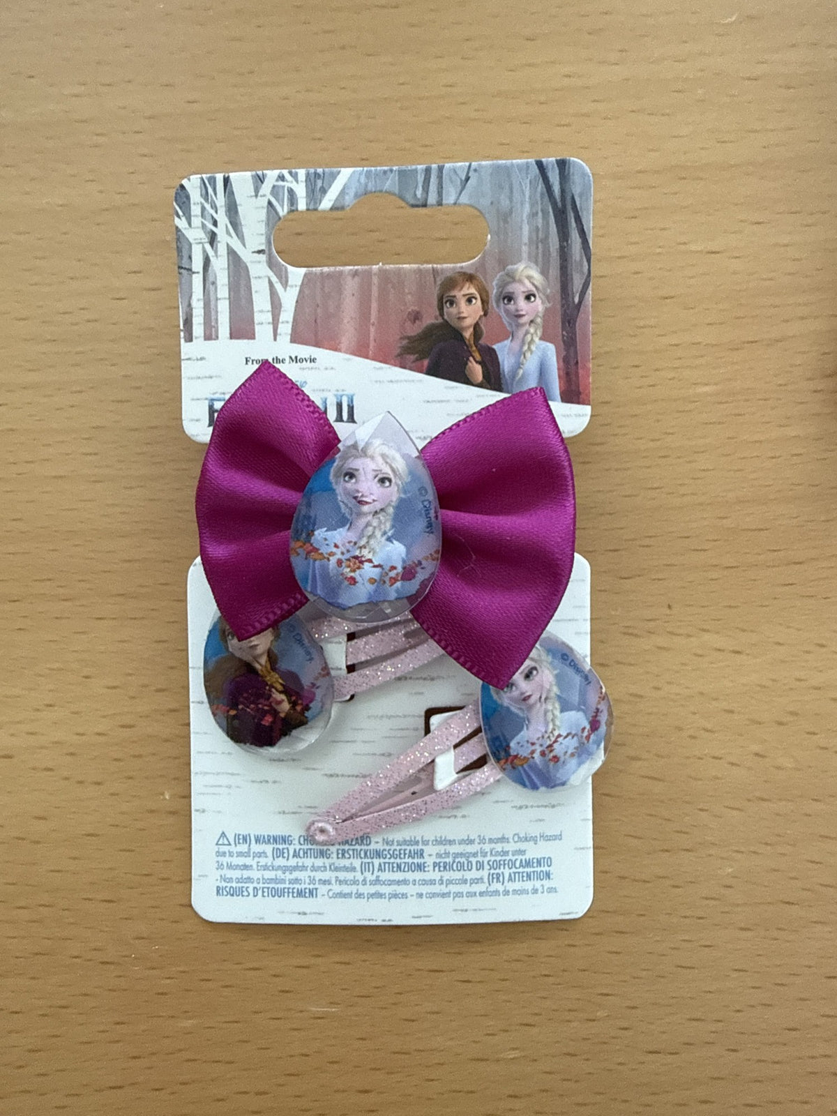 Disney Frozen II Haarspangen-Set 3-teilig magenta und rosa